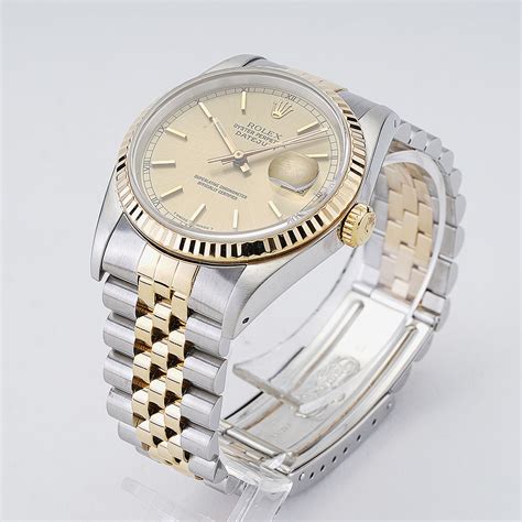 rolex datejust 36mm gold.